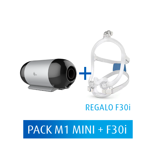 bild Pack Auto CPAP M1 Mini y Mascarilla AirFit™ F30i uit Tienda online de LindeHealthcare